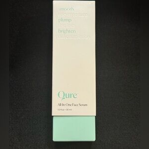 Qure 1oz All-In-One Face Serum - NEW IN SEALED BOX.